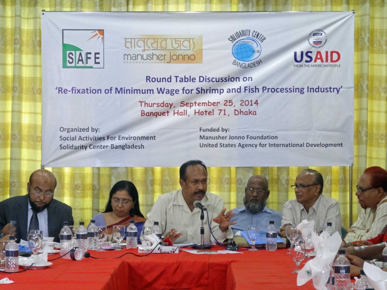 high-level meeting to look into raising the wages of Bangladeshi shrimp workers