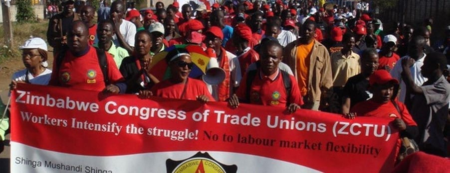 Zimbabwe, Solidarity Center, unions