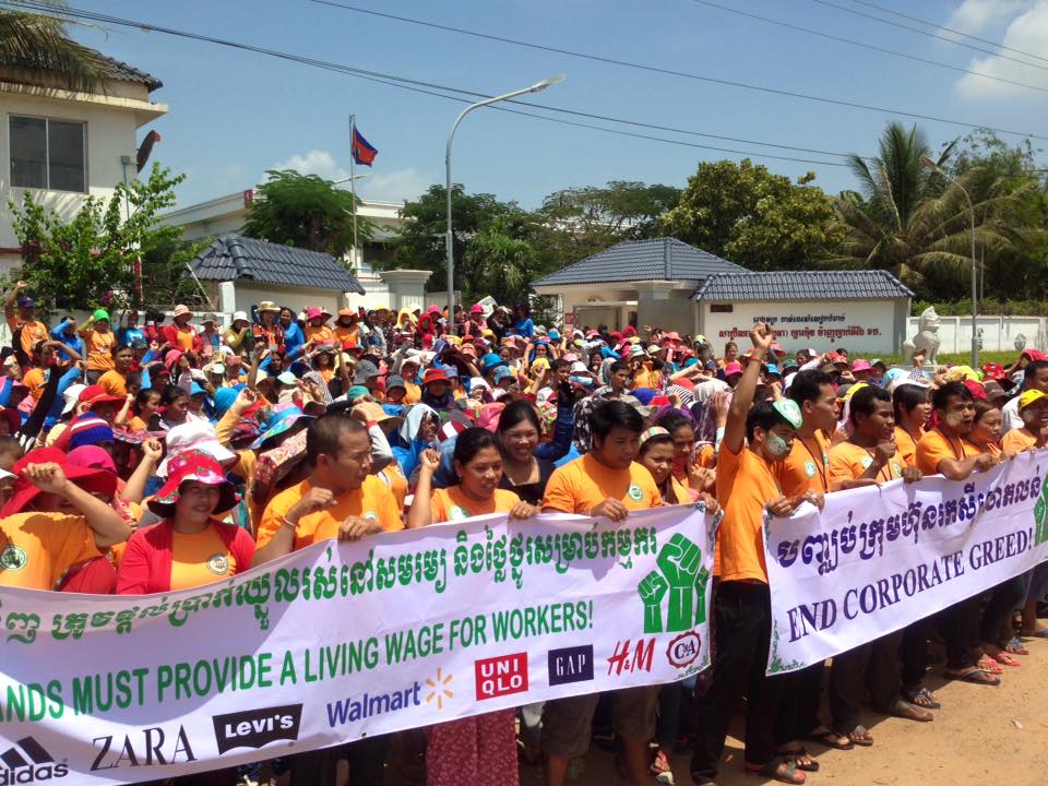 Cambodia, minimum wage, Decent Work Day, Solidarity Center