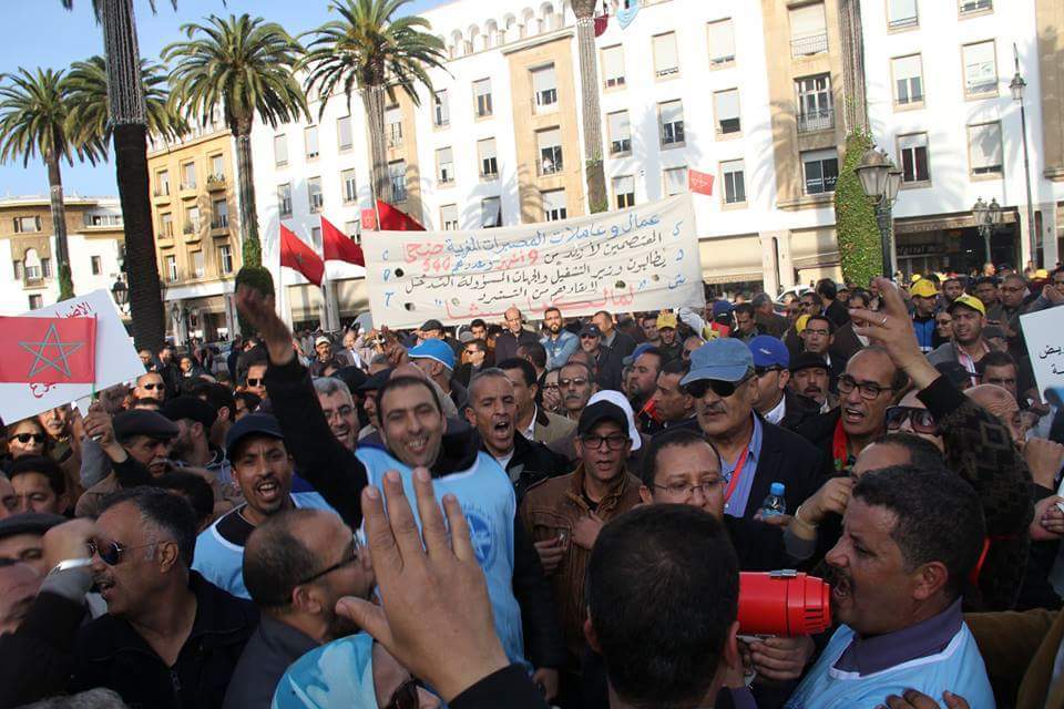Morocco, protests, worker rights, unions, Solidarity Center