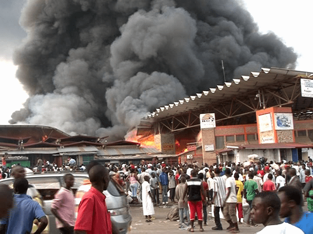 Burundi, human rights, Solidarity Center, market fire