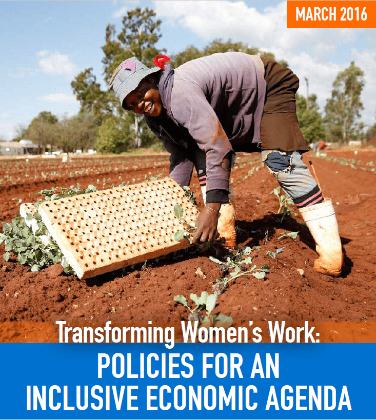 Transforming Women’s Work: Policies for an Inclusive Economic Agenda