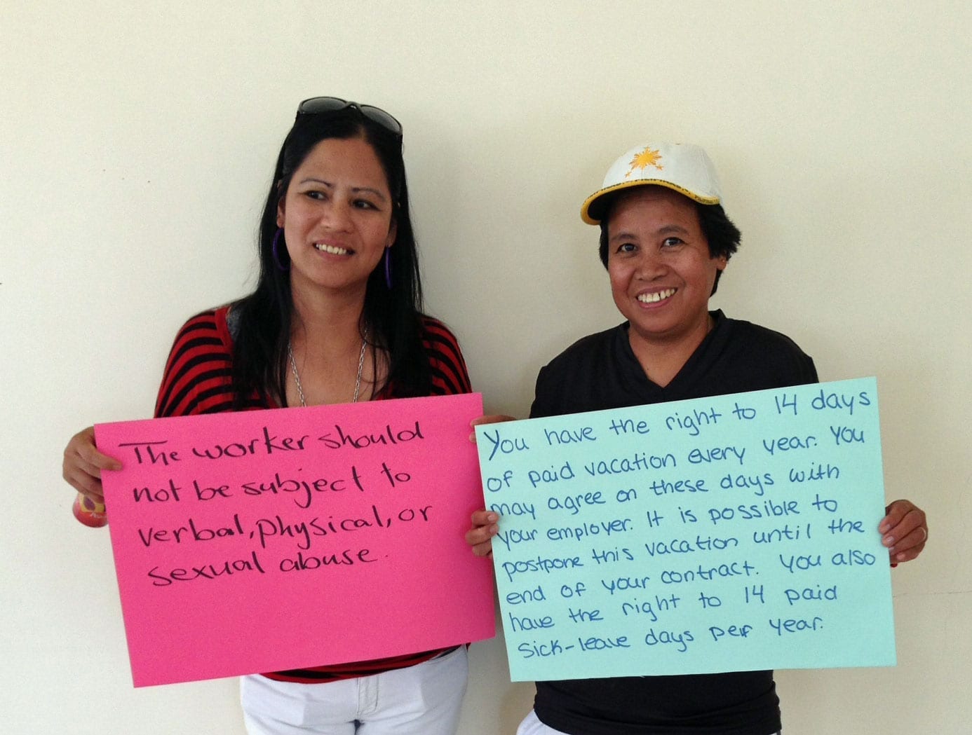 Jordan, Filipina domestic workers, human trafficking, forced labor, Solidarity Center