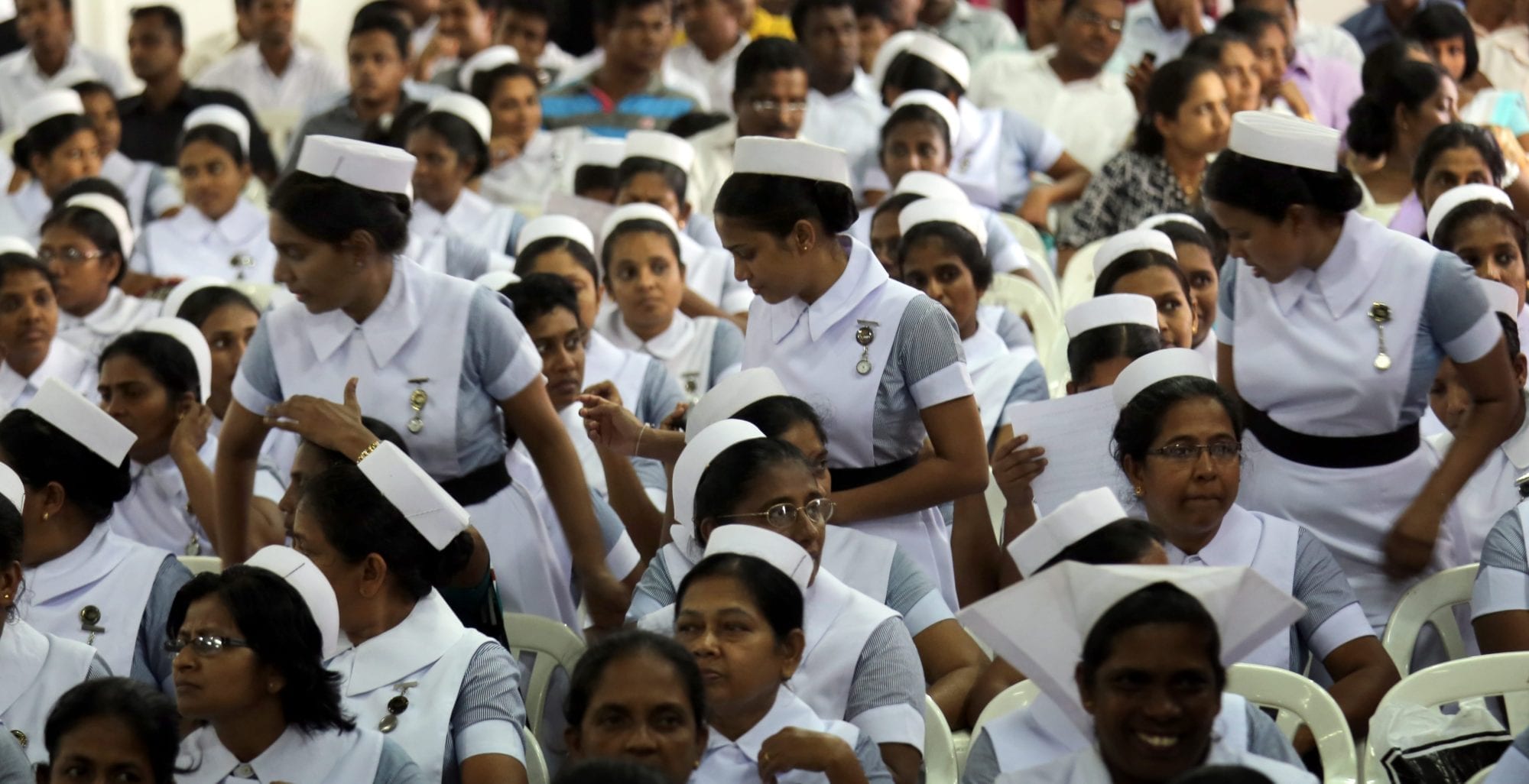 Sri Lanka, nurses, Solidarity Center