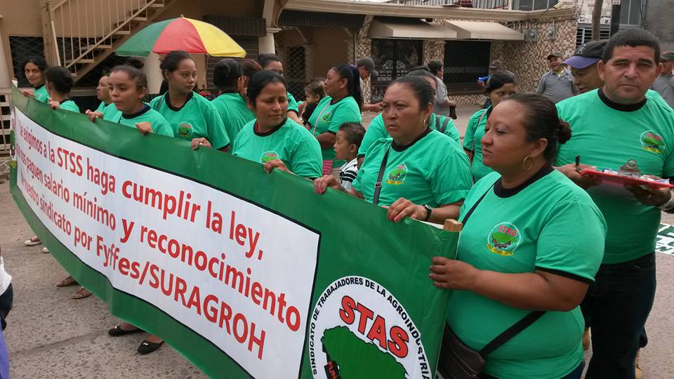 Honduras, Solidarity Center, agricultural workers, May Day 2017