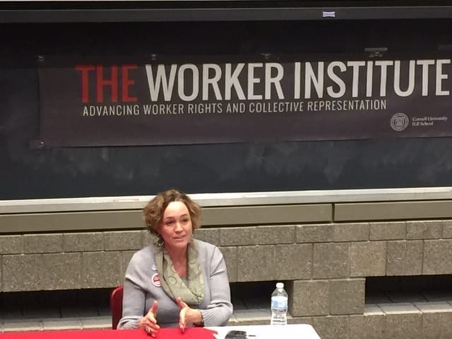 Shawna Bader-Blau, Solidarity Center, worker rights, labor rights, Cornell, Labor Leader in Residence