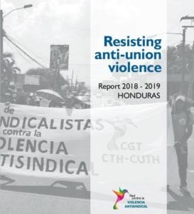 Honduras, anti-union violence report, Solidarity Center