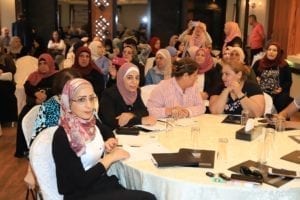 Palestine, gender-based violence meeting, ILO 190, Solidarity Center