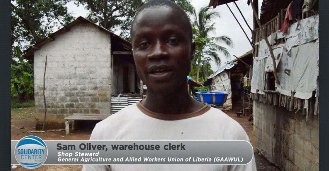 Sam Oliver: Helping Liberia Rubber Plantation Workers Get a Voice on the Job