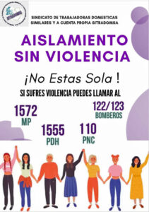 Guatemala, domestic violence in COVID-19, coronavirus, gender-based violence, worker rights, Solidarity Center
