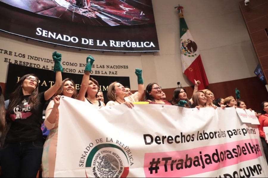 Mexico, labor law passage for domestic worker rights,2019, worker rights, Solidarity Center