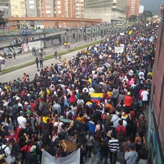 Colombia, national strike, unions, worker rights, Solidarity Center