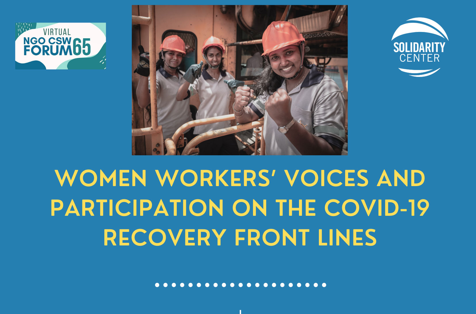 Union Women on the COVID-19 Front Lines: The Road to Recovery