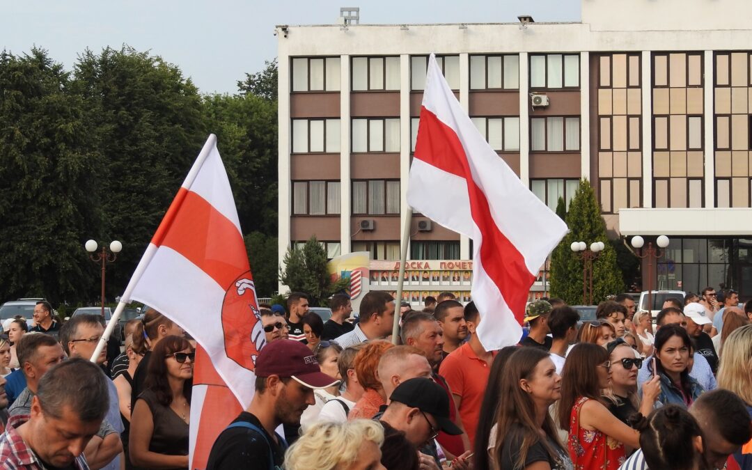 Belarus, democracy rallies with union members, repression, worker rights, Solidarity Center