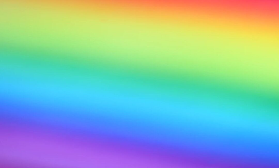 Rainbow mist, LGBTQ pride illustration