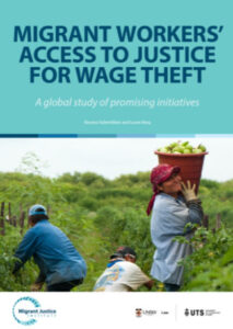 Migran Workers' Access to Justice for Wage Theft, Solidarity Center
