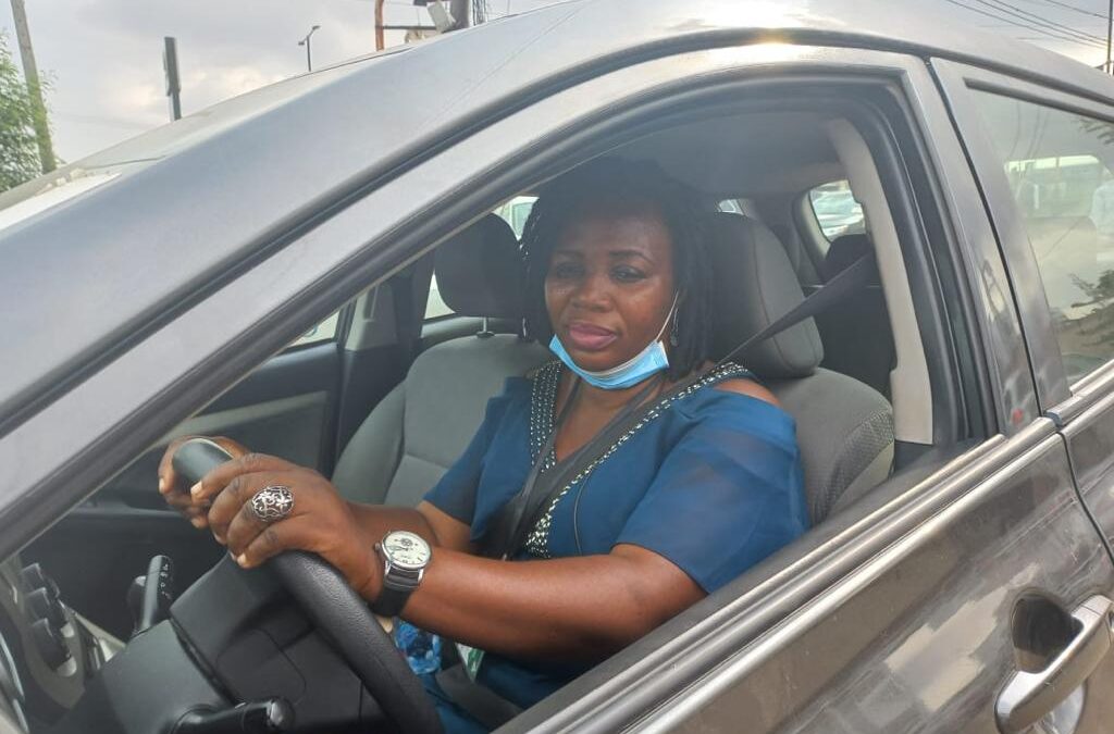 App-based driver Kofo Olaogun is fighting for her rights